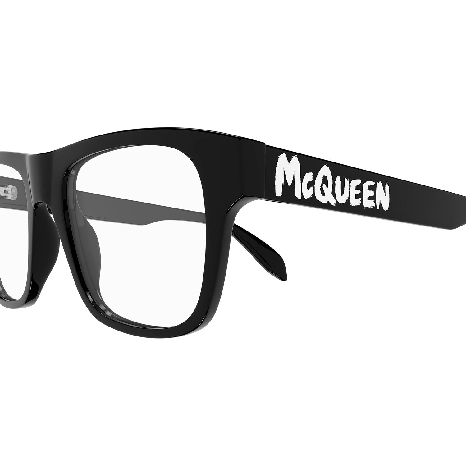 AM0389O Black acetate Optical Frames - Shiny Black