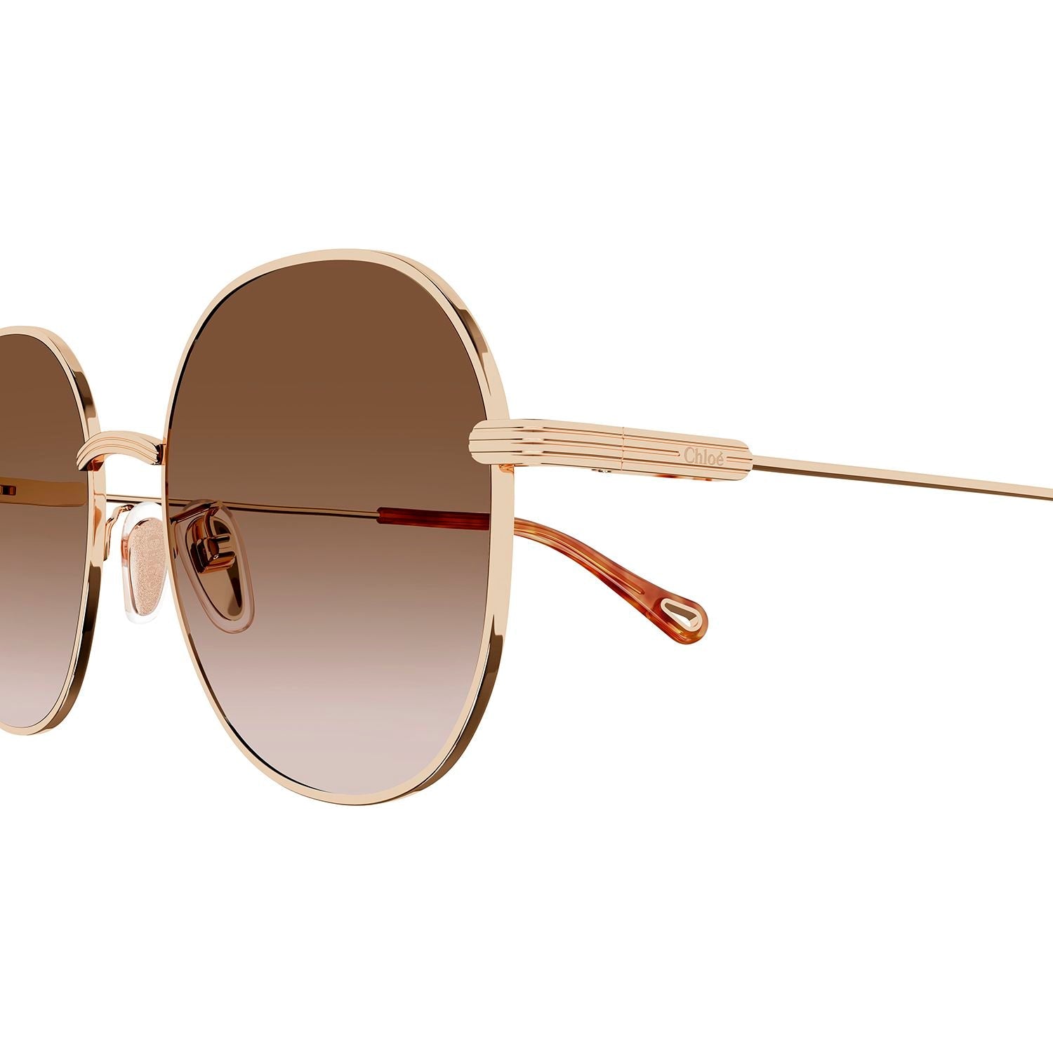CH0140SA Gold metal Sunglasses - Shiny Rose Gold