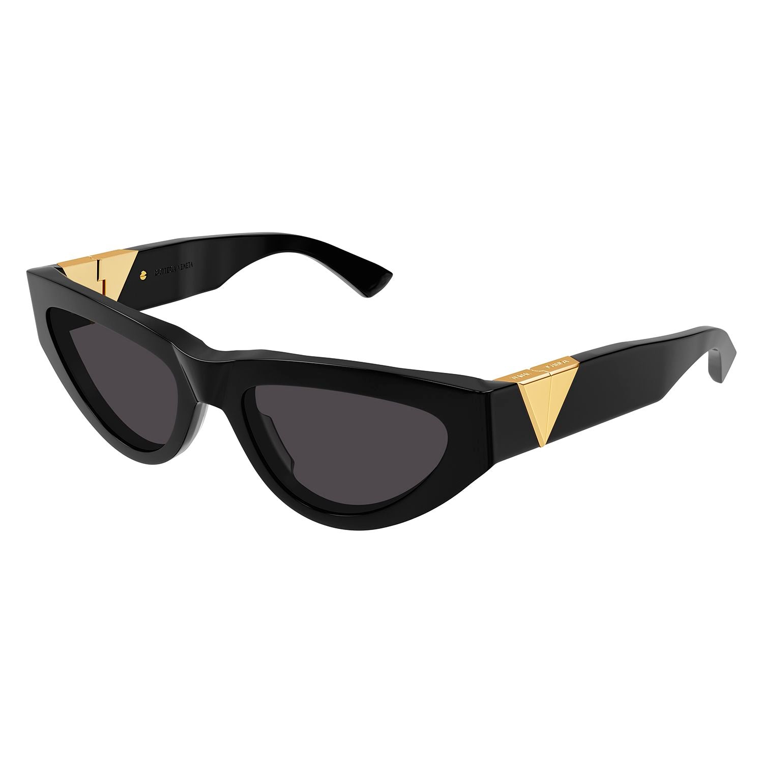 BV1176S Black acetate Sunglasses - Shiny Black