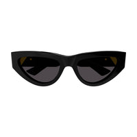 BV1176S Black acetate Sunglasses - Shiny Black