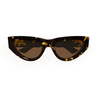 BV1176S Havana acetate Sunglasses - Shiny Spotted Havana