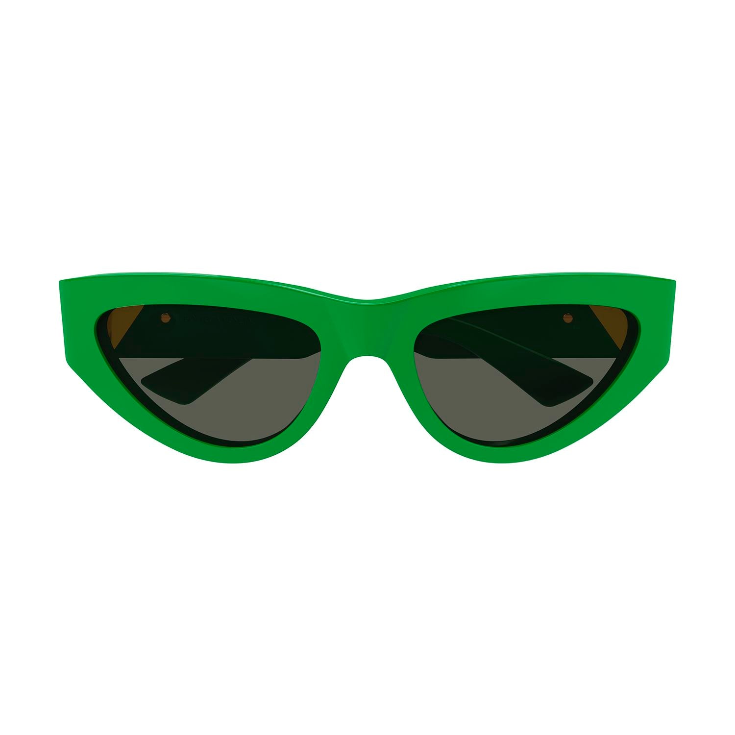 BV1176S Green acetate Sunglasses - Shiny Solid Btv Green
