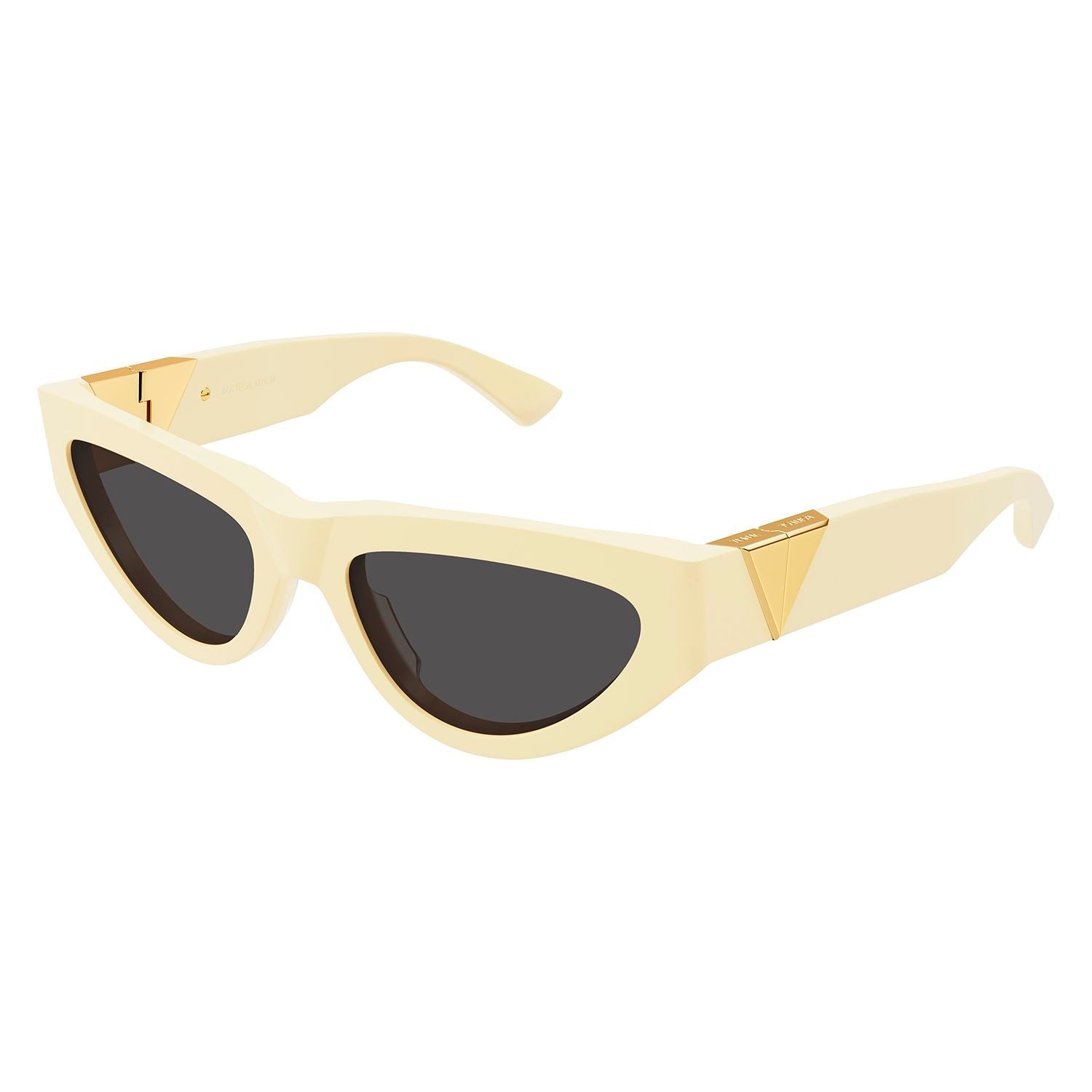 BV1176S Yellow acetate Sunglasses - Shiny Solid Yellow Butter