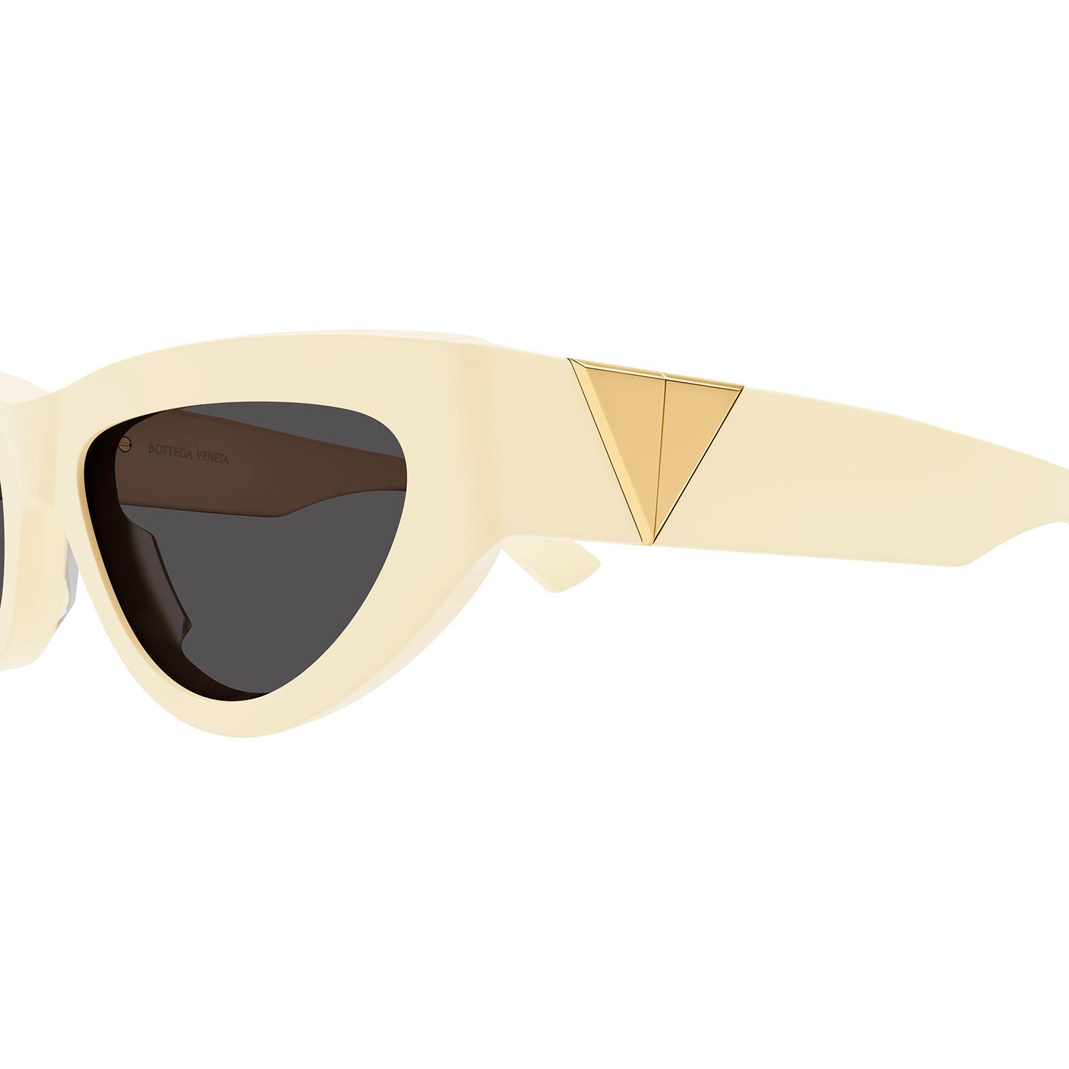 BV1176S Yellow acetate Sunglasses - Shiny Solid Yellow Butter