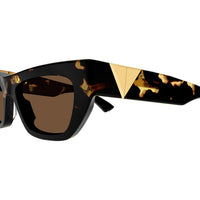 BV1177S Havana acetate Sunglasses - Shiny Spotted Havana