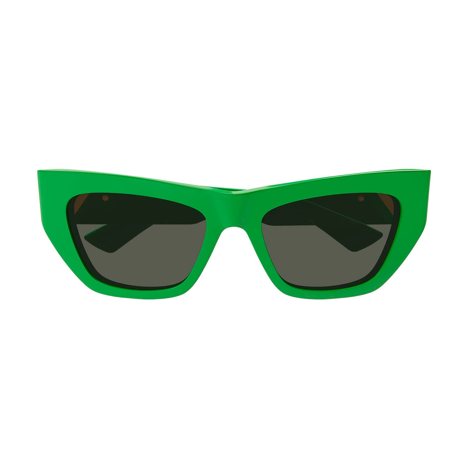 BV1177S Green acetate Sunglasses - Shiny Solid Btv Green