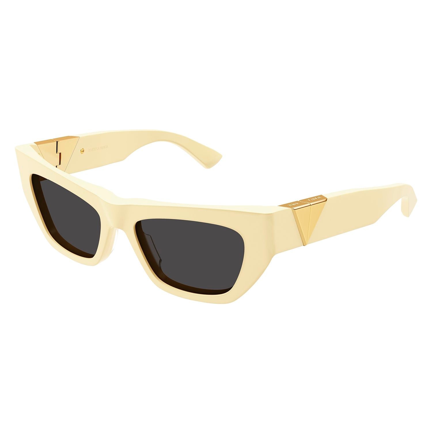 BV1177S Yellow acetate Sunglasses - Shiny Solid Yellow Butter