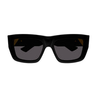 BV1178S Black acetate Sunglasses - Shiny Black