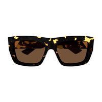 BV1178S Havana acetate Sunglasses - Shiny Spotted Havana