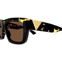 BV1178S Havana acetate Sunglasses - Shiny Spotted Havana