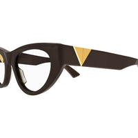 BV1179O Brown acetate Optical Frames - Shiny Solid Fondant Brown