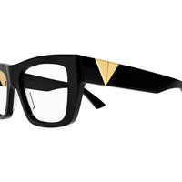 BV1180O Black acetate Optical Frames - Shiny Black