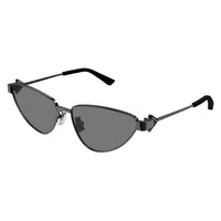 BV1186S Ruthenium metal Sunglasses - Shiny Dark Ruthenium