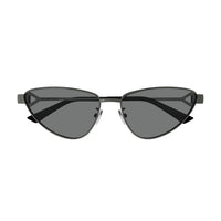 BV1186S Ruthenium metal Sunglasses - Shiny Dark Ruthenium