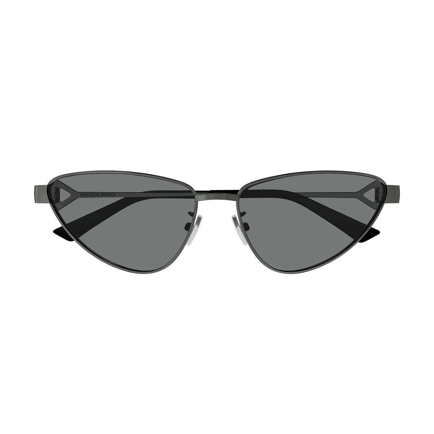 BV1186S Ruthenium metal Sunglasses - Shiny Dark Ruthenium