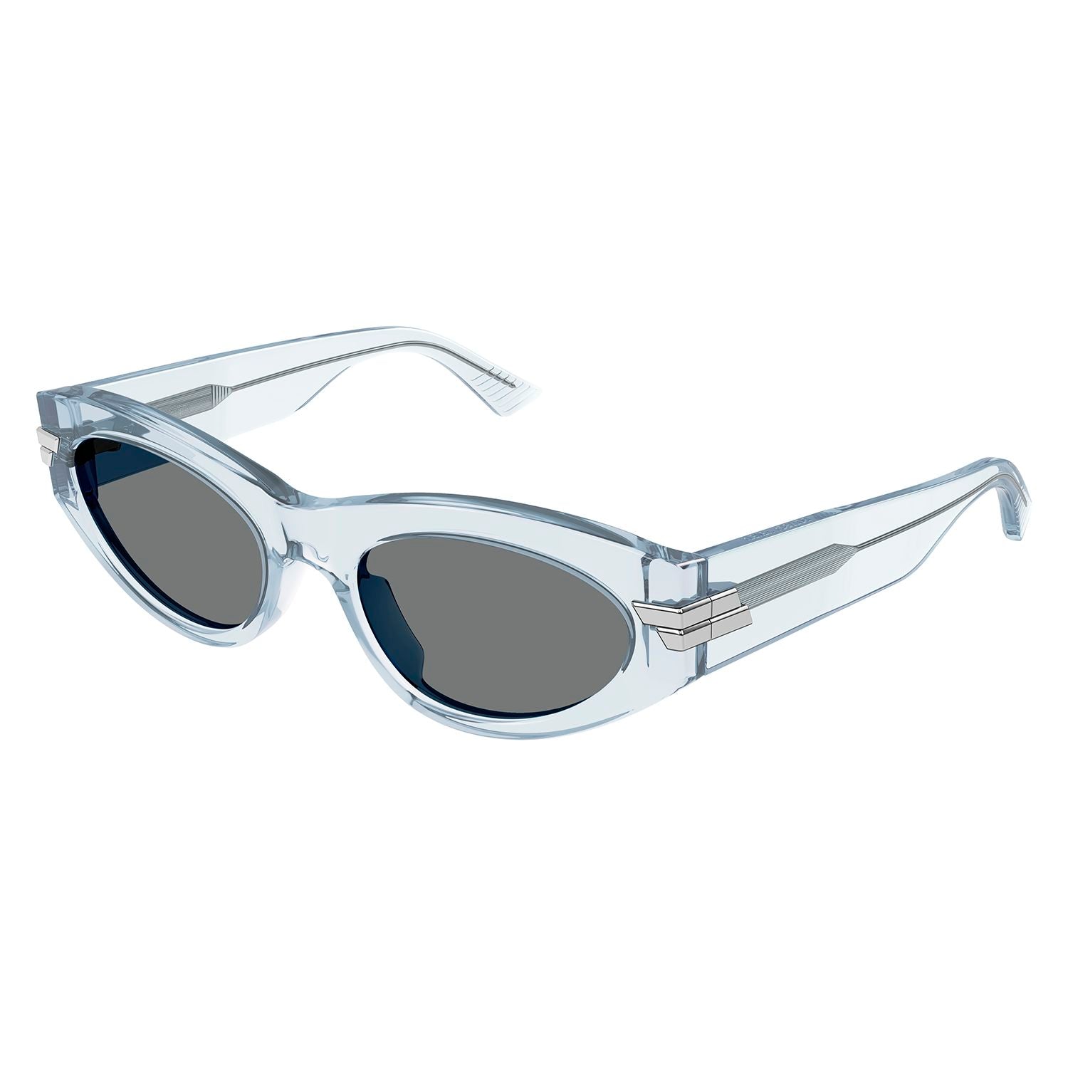 BV1189S Light-Blue acetate Sunglasses - Shiny Transparent Light Blue