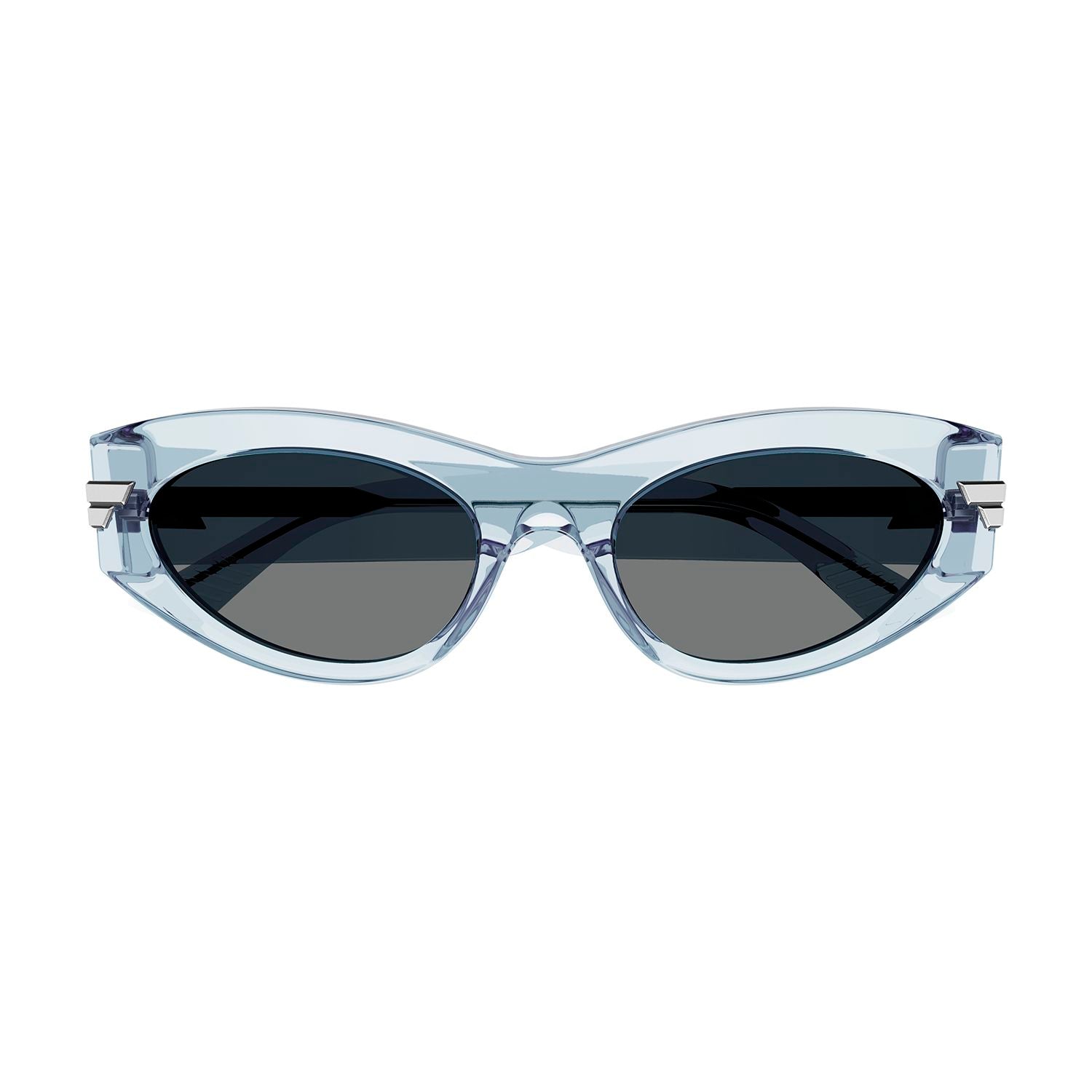 BV1189S Light-Blue acetate Sunglasses - Shiny Transparent Light Blue