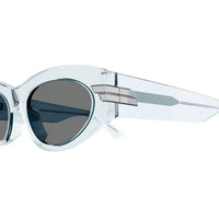 BV1189S Light-Blue acetate Sunglasses - Shiny Transparent Light Blue