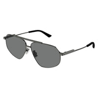 BV1194S Ruthenium metal Sunglasses - Shiny Dark Ruthenium