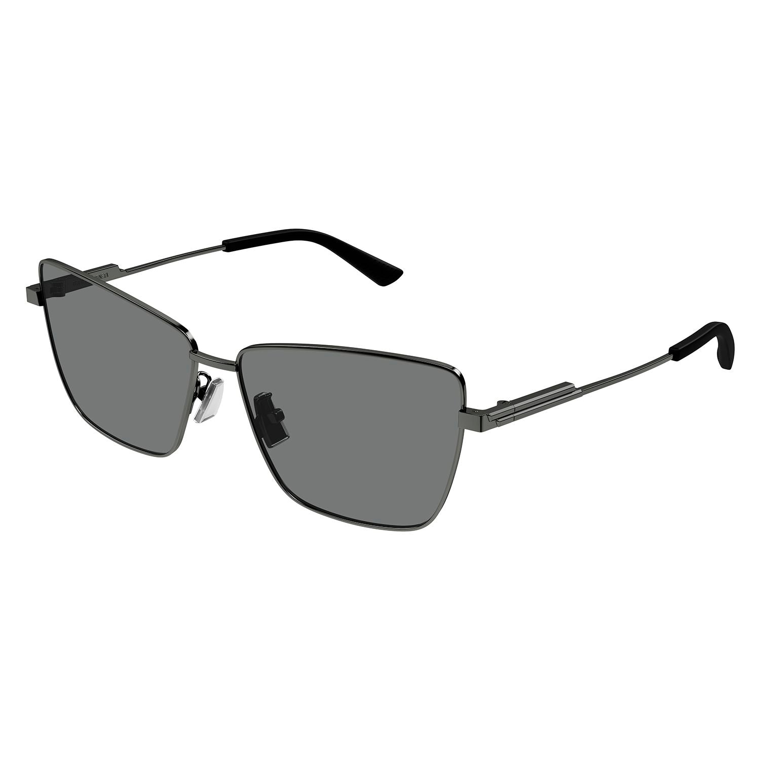 BV1195S Ruthenium metal Sunglasses - Shiny Dark Ruthenium
