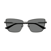 BV1195S Ruthenium metal Sunglasses - Shiny Dark Ruthenium