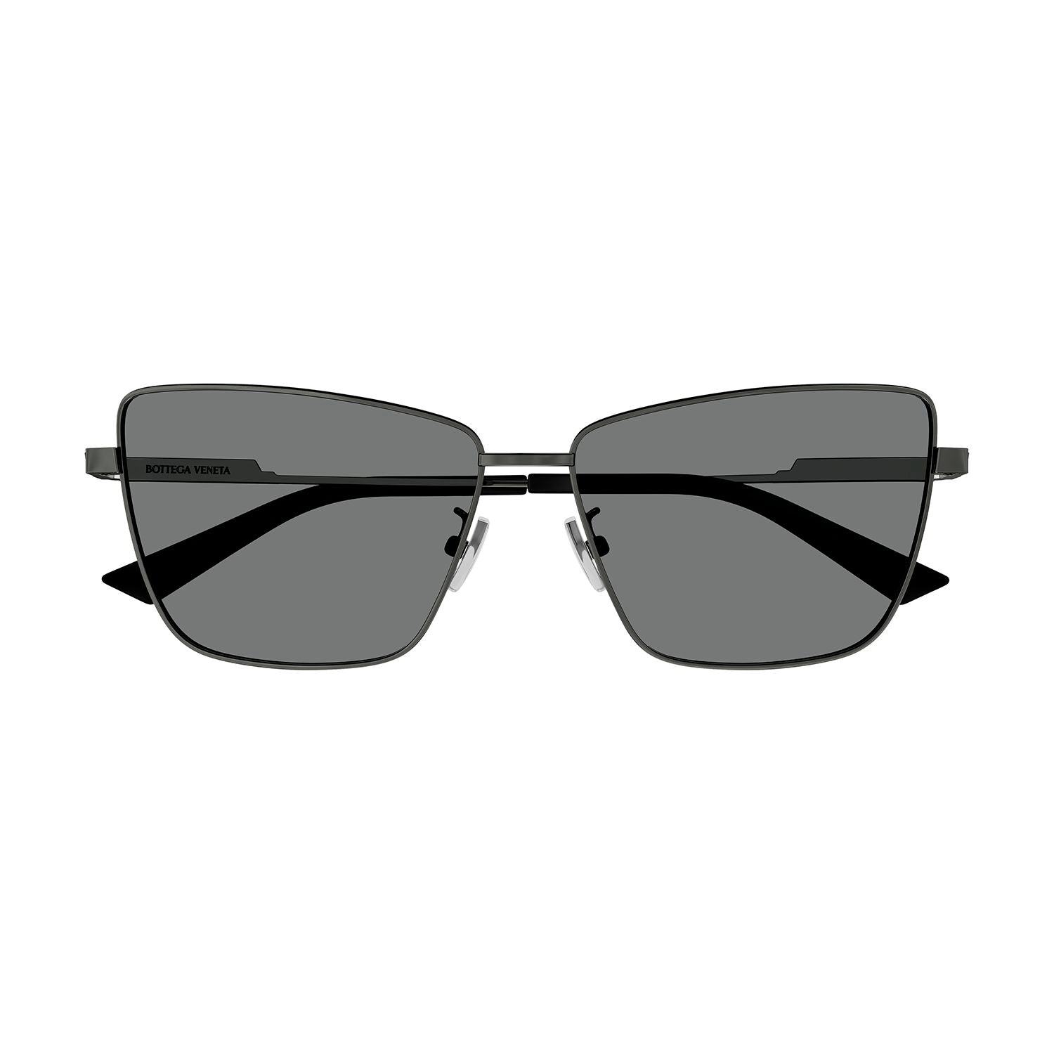 BV1195S Ruthenium metal Sunglasses - Shiny Dark Ruthenium
