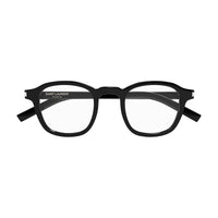 SL 549 Slim Black acetate Optical Frames - Shiny Black