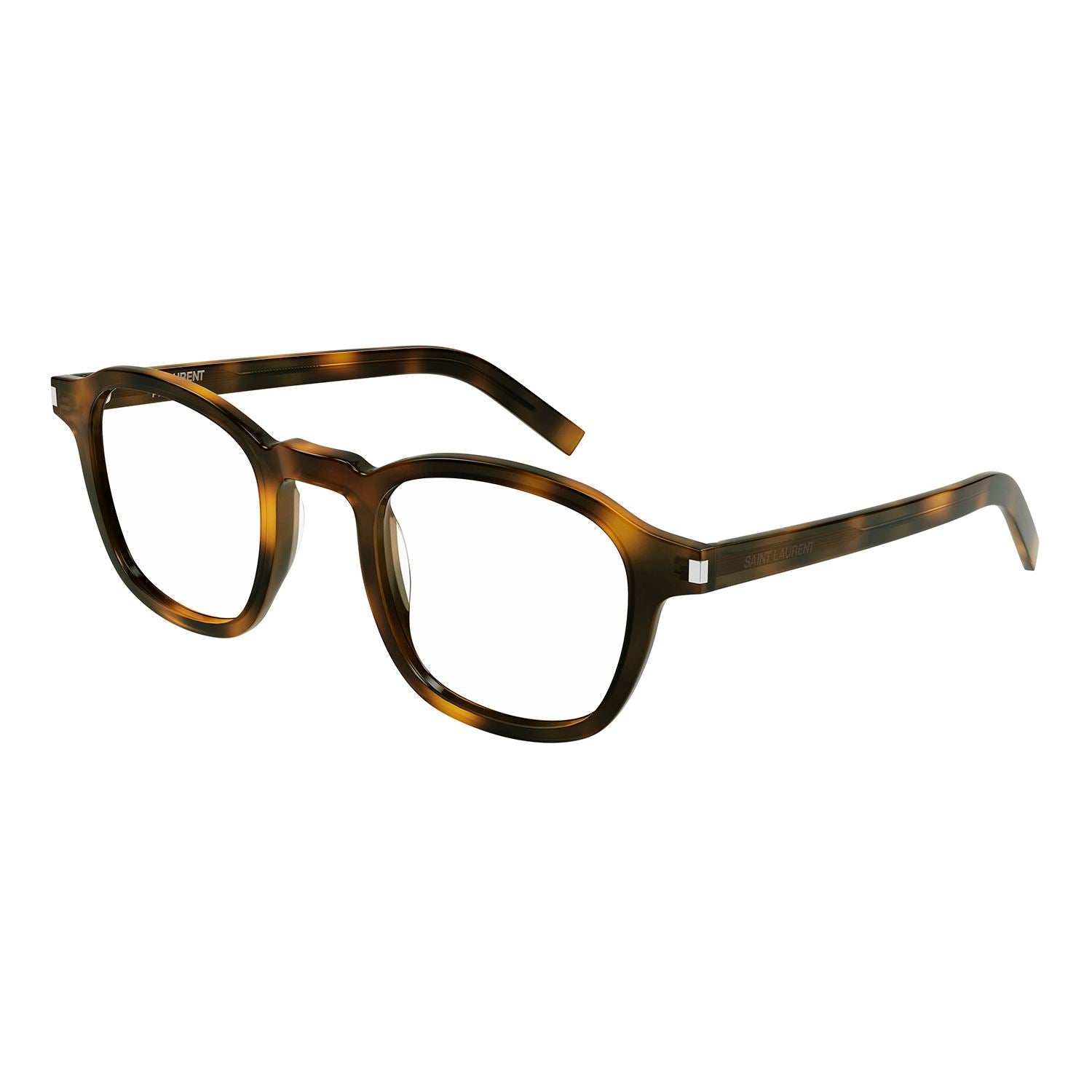SL 549 Slim Havana acetate Optical Frames - Shiny Medium Havana