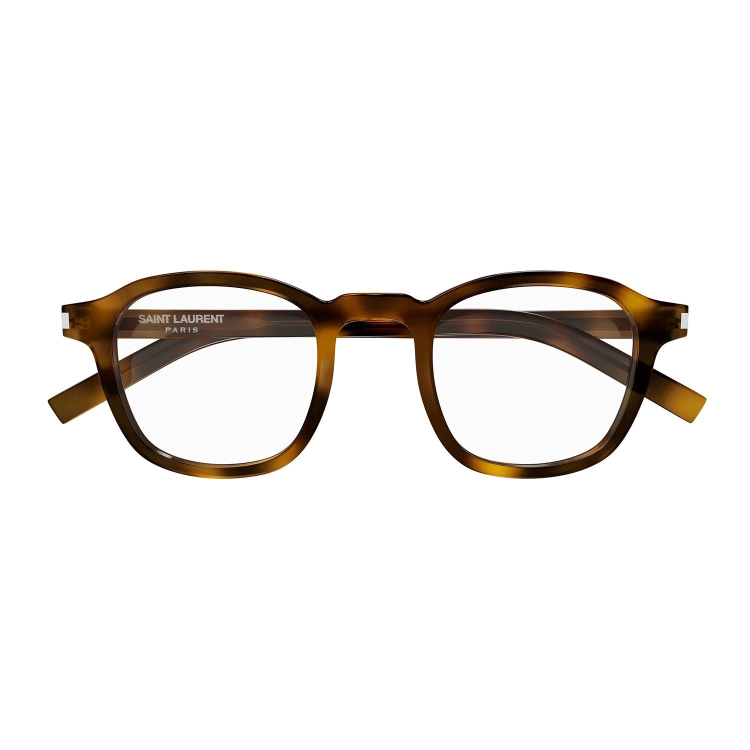 SL 549 Slim Havana acetate Optical Frames - Shiny Medium Havana