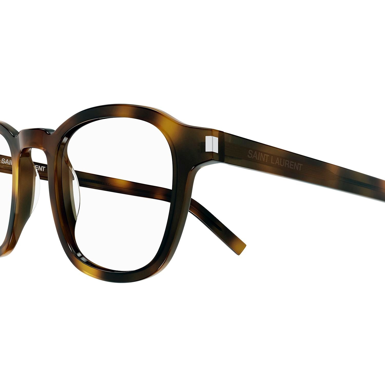 SL 549 Slim Havana acetate Optical Frames - Shiny Medium Havana