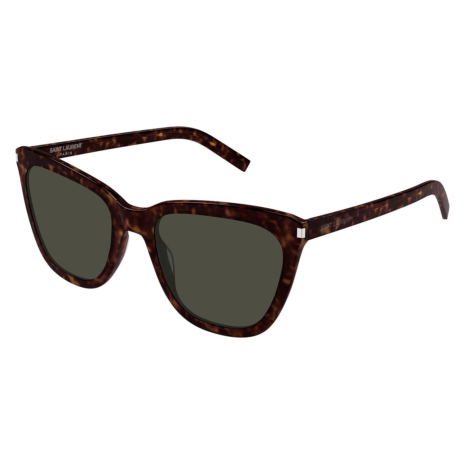 SL 548 Slim Havana recycled acetate Sunglasses - Shiny Dark Havana