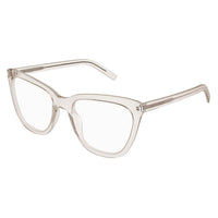 SL 548 Slim Beige acetate Optical Frames - Crema Transparent