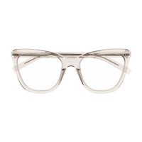 SL 548 Slim Beige acetate Optical Frames - Crema Transparent