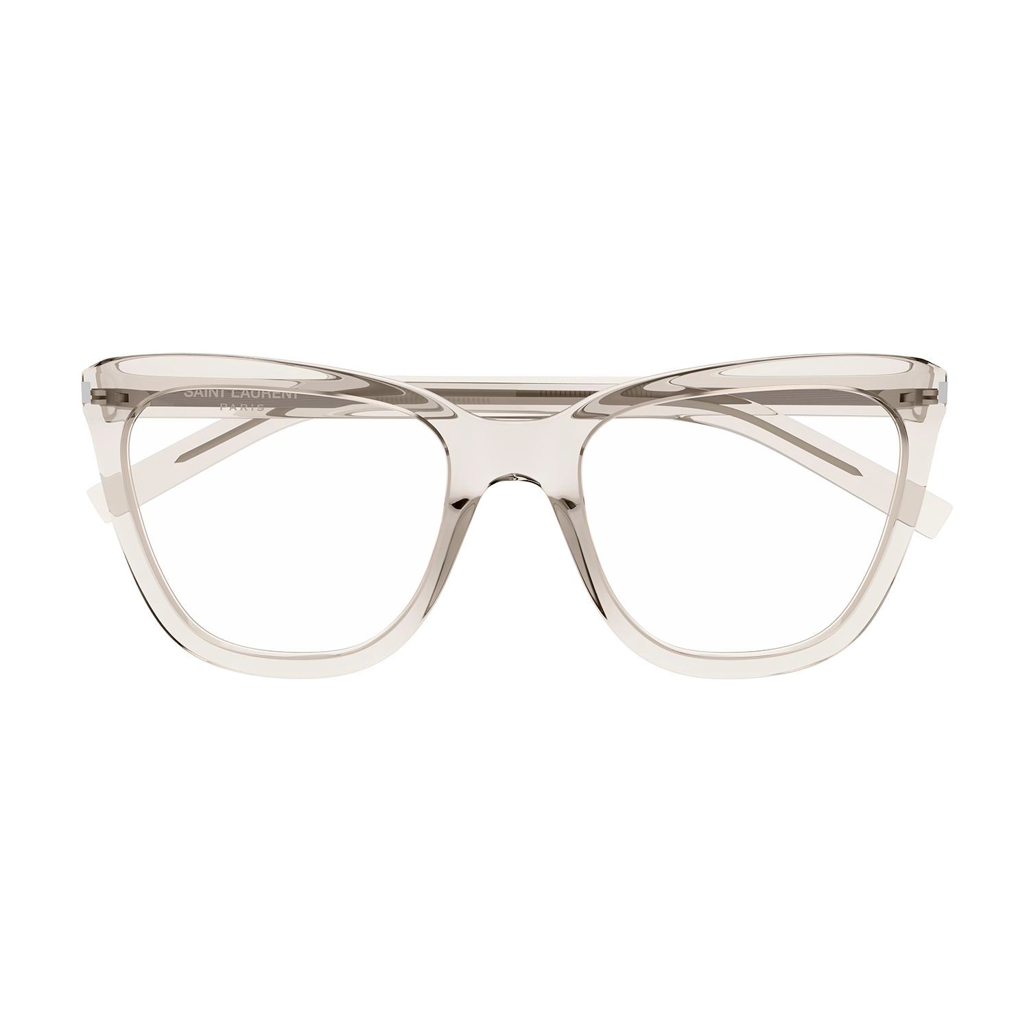 SL 548 Slim Beige acetate Optical Frames - Crema Transparent