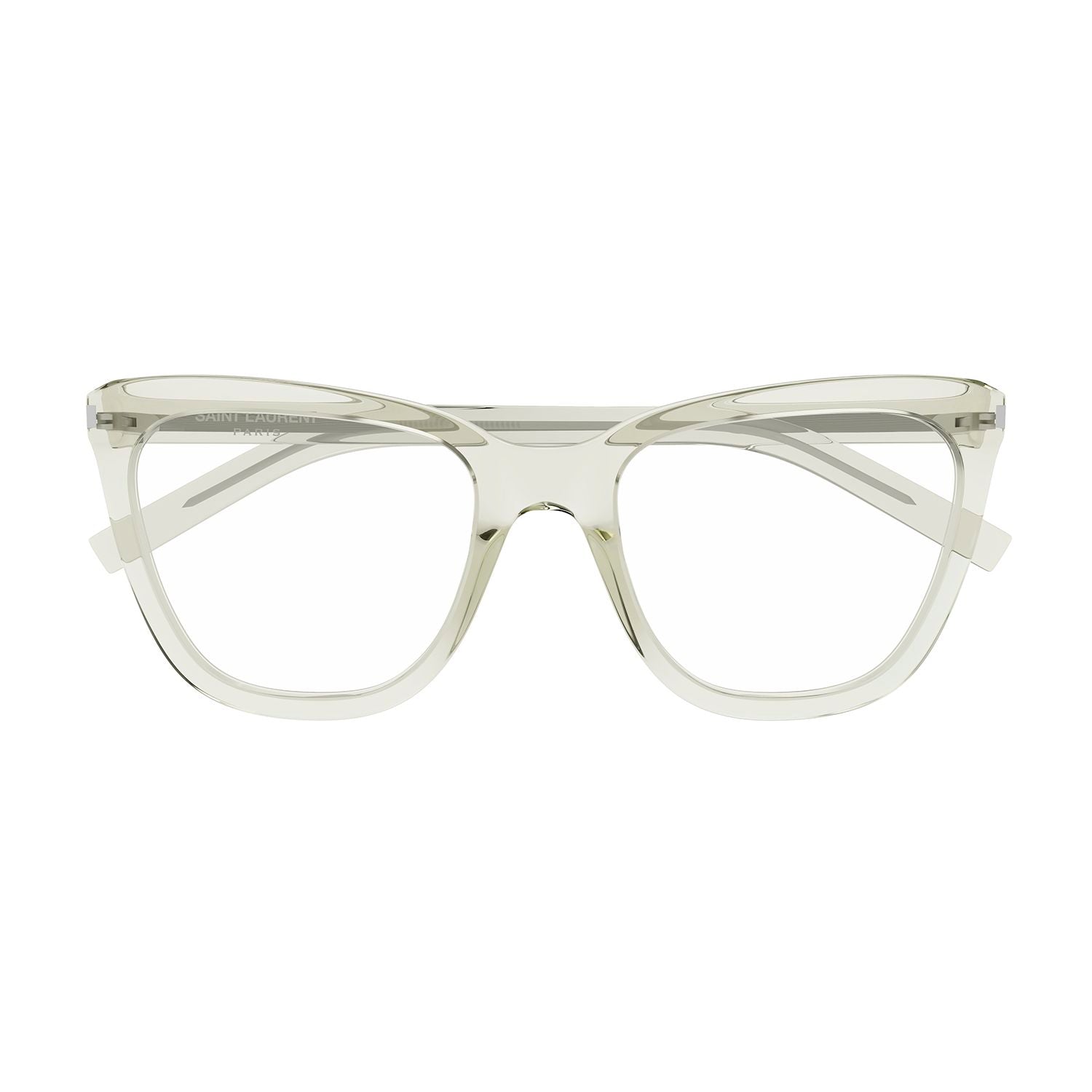 SL 548 Slim Green recycled acetate Optical Frames - Light Green