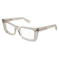 SL 554 Beige acetate Optical Frames - Crema Transparent