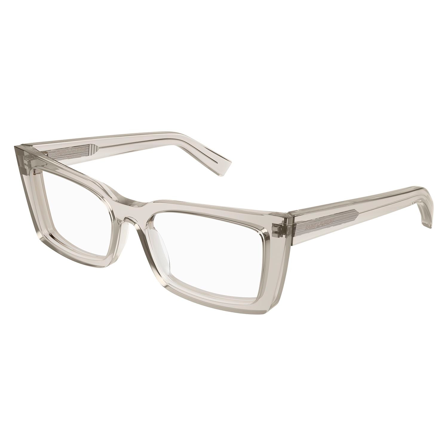 SL 554 Beige acetate Optical Frames - Crema Transparent