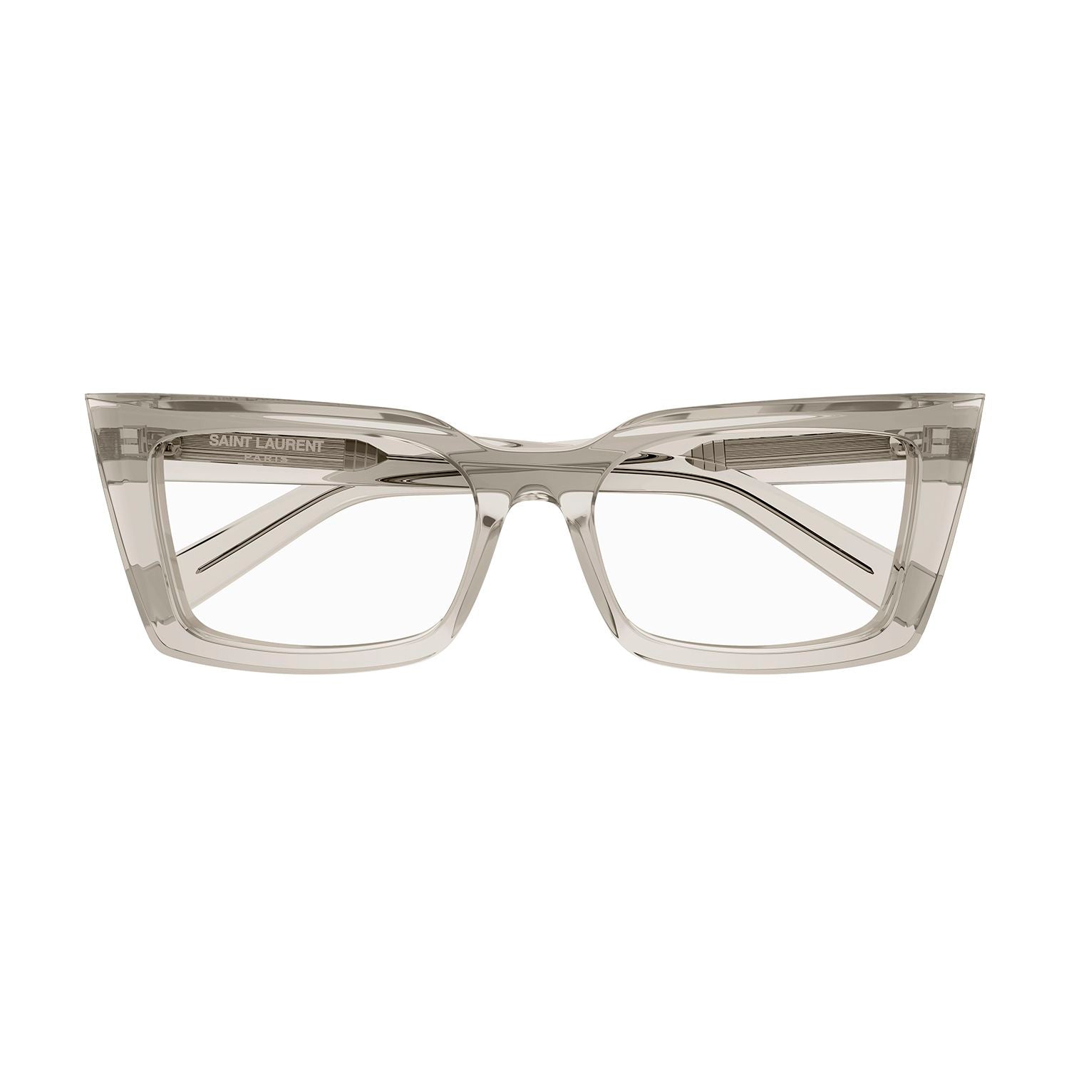 SL 554 Beige acetate Optical Frames - Crema Transparent