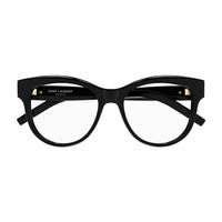 SL M108 Black recycled acetate Optical Frames - Shiny Solid Black