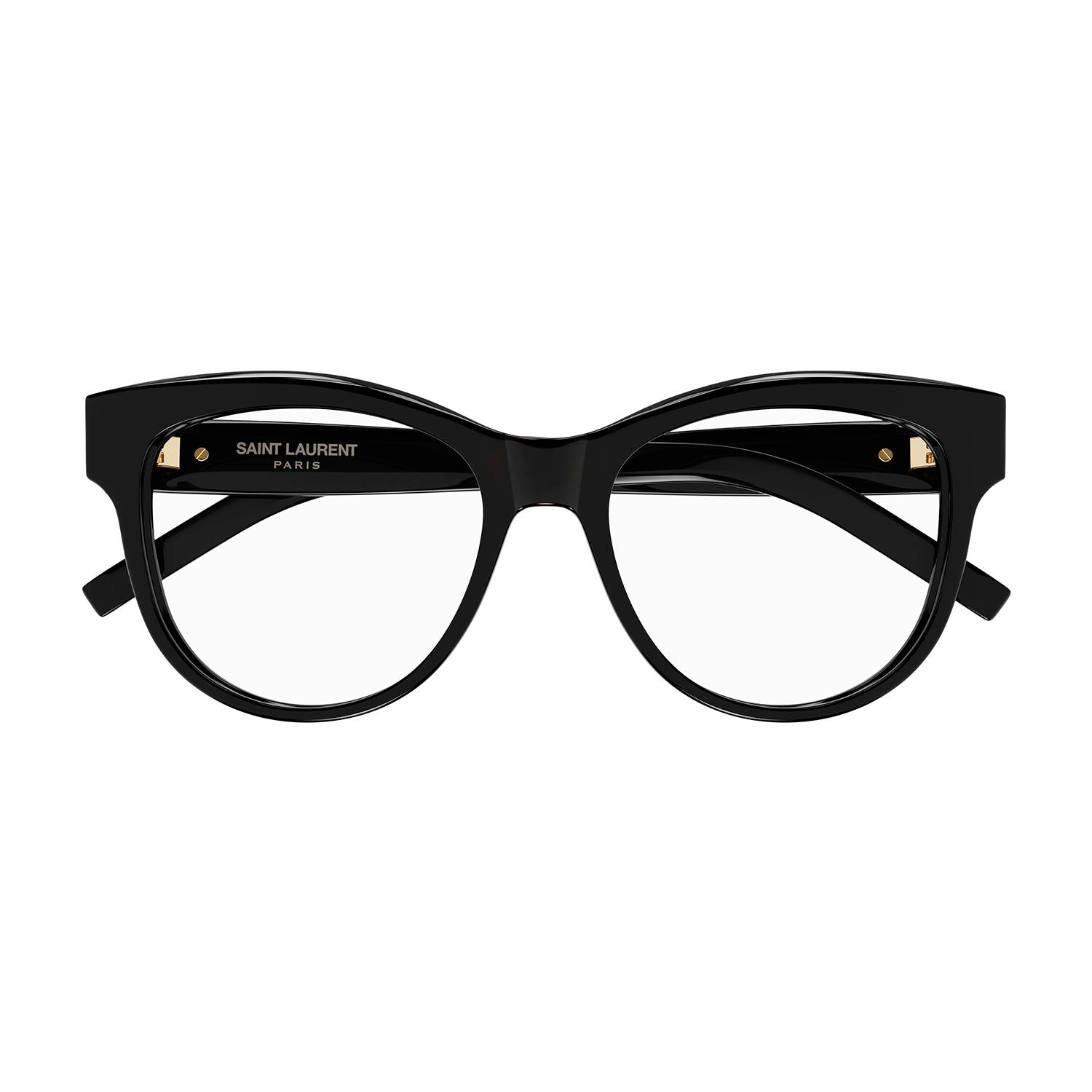 SL M108 Black recycled acetate Optical Frames - Shiny Solid Black