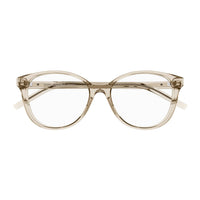 SL M112 Beige acetate Optical Frames - Crema Transparent