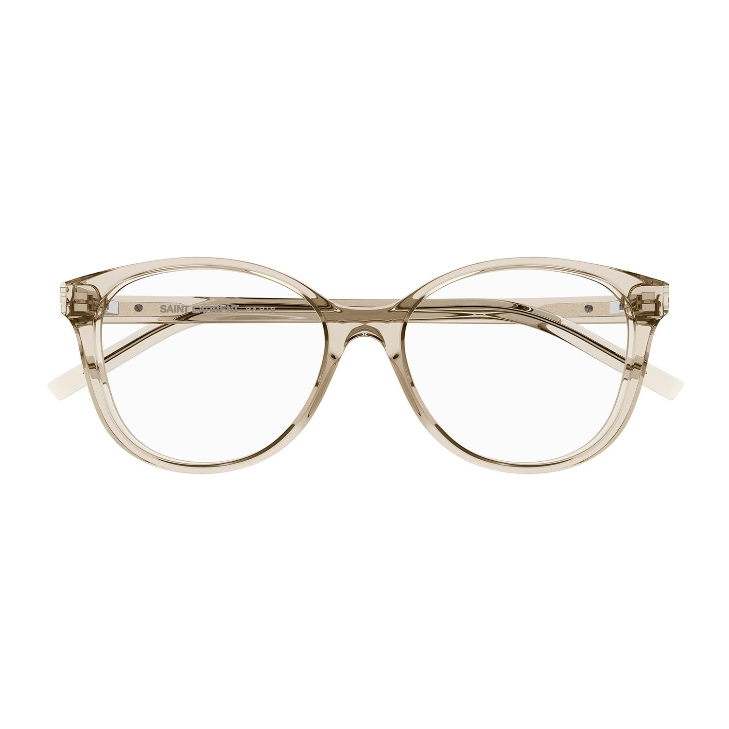 SL M112 Beige acetate Optical Frames - Crema Transparent