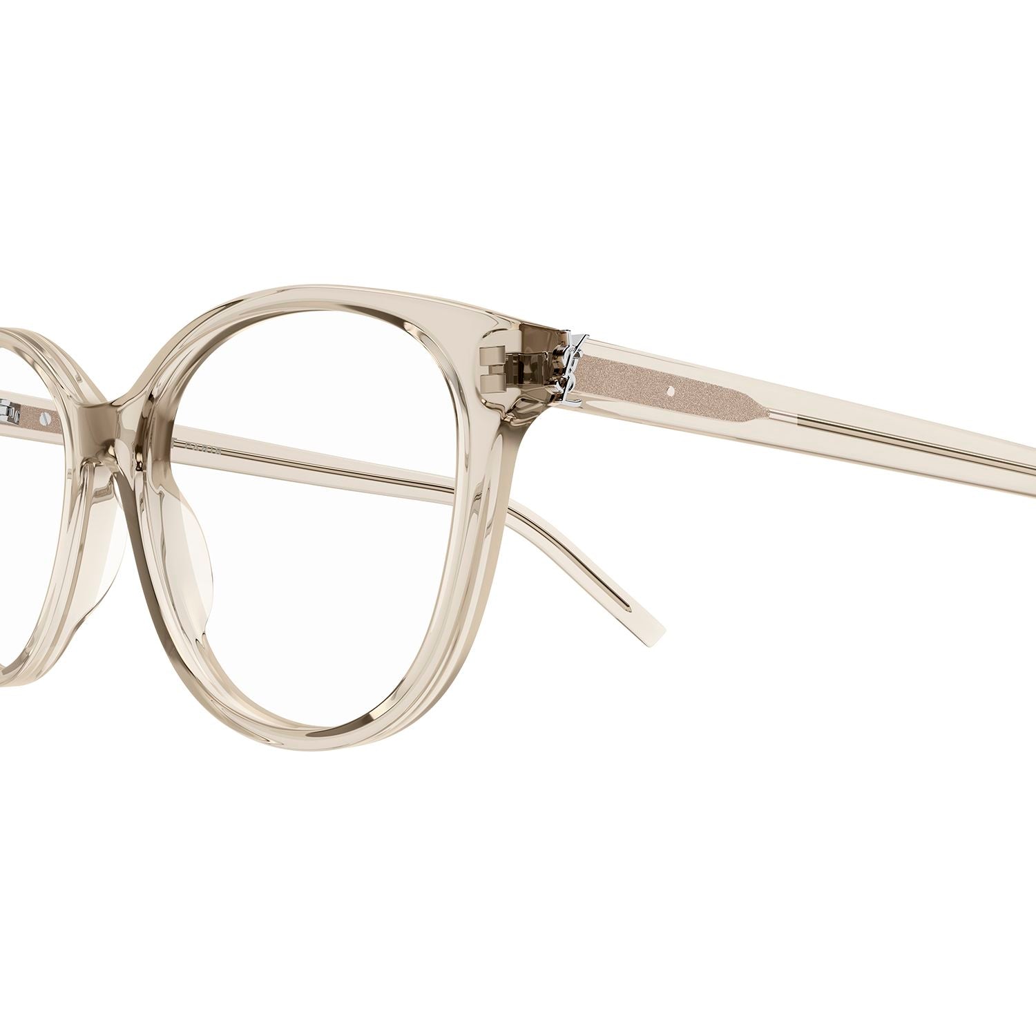 SL M112 Beige acetate Optical Frames - Crema Transparent
