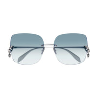 AM0390S Silver metal Sunglasses - Shiny Silver