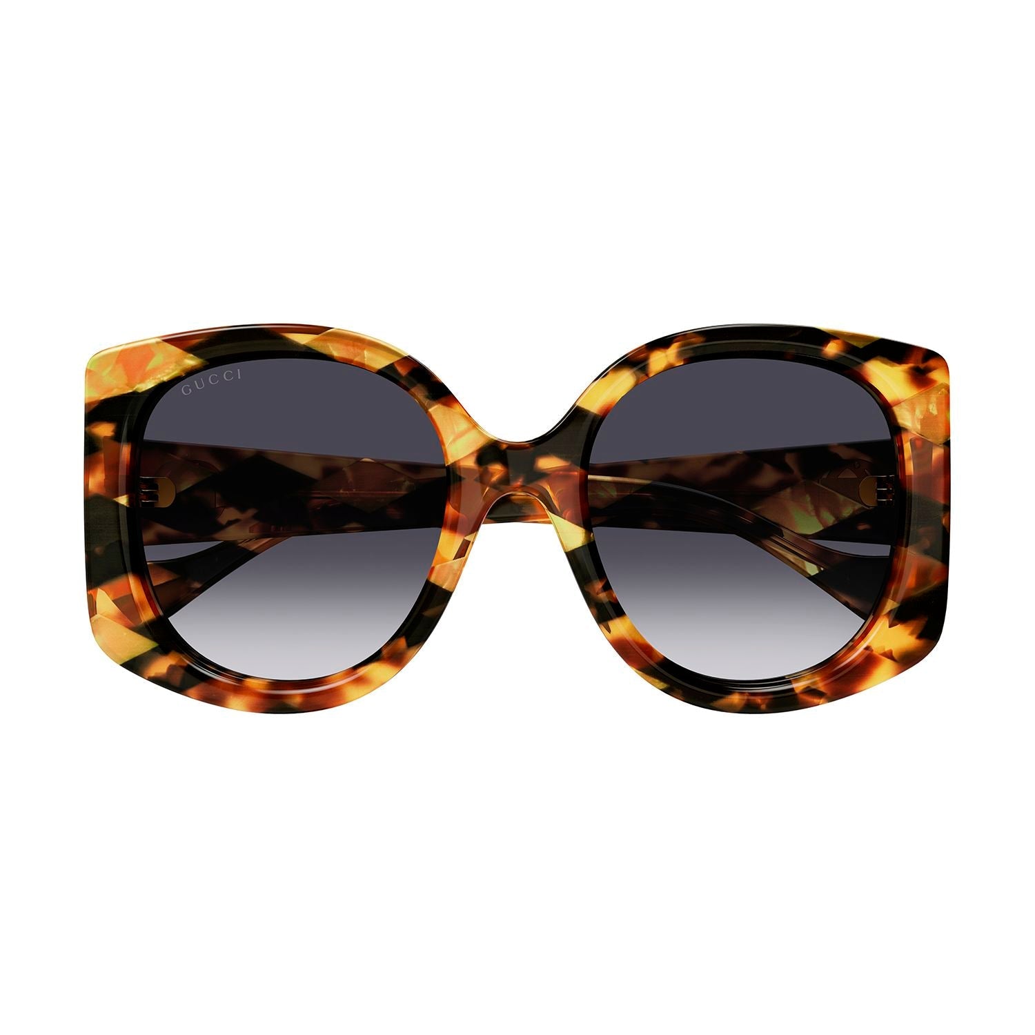 GG1257S Havana recycled acetate Sunglasses - Shiny Piqué Havana