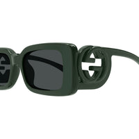GG1325S Grey injection Sunglasses - Shiny Solid Dark & Stone Gray