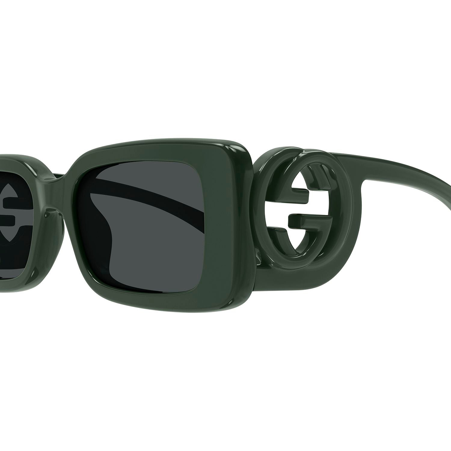 GG1325S Grey injection Sunglasses - Shiny Solid Dark & Stone Gray