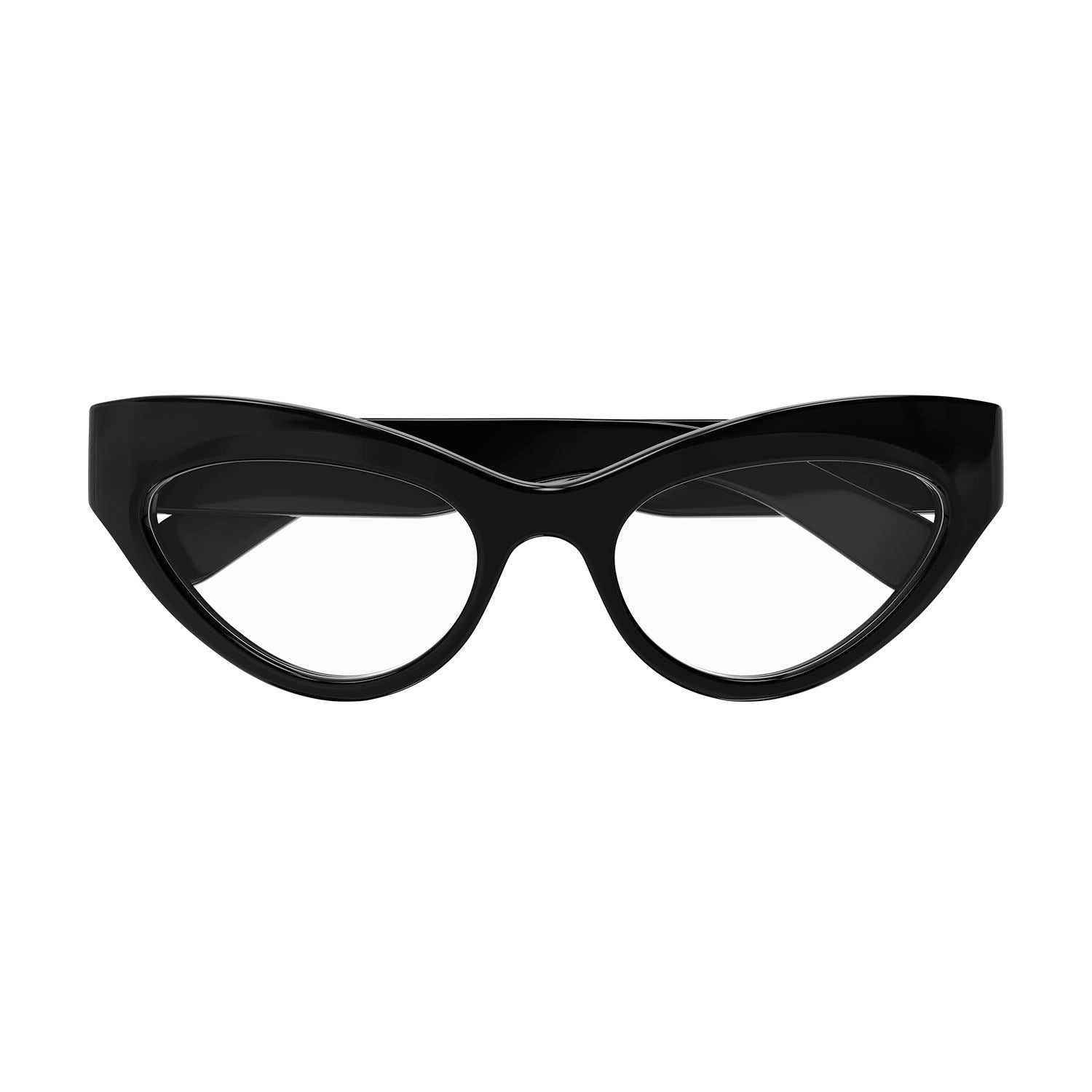 GG1295O Black recycled acetate Optical Frames - Shiny Solid Black