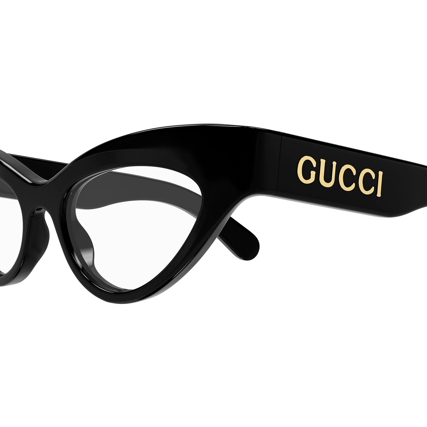 GG1295O Black recycled acetate Optical Frames - Shiny Solid Black