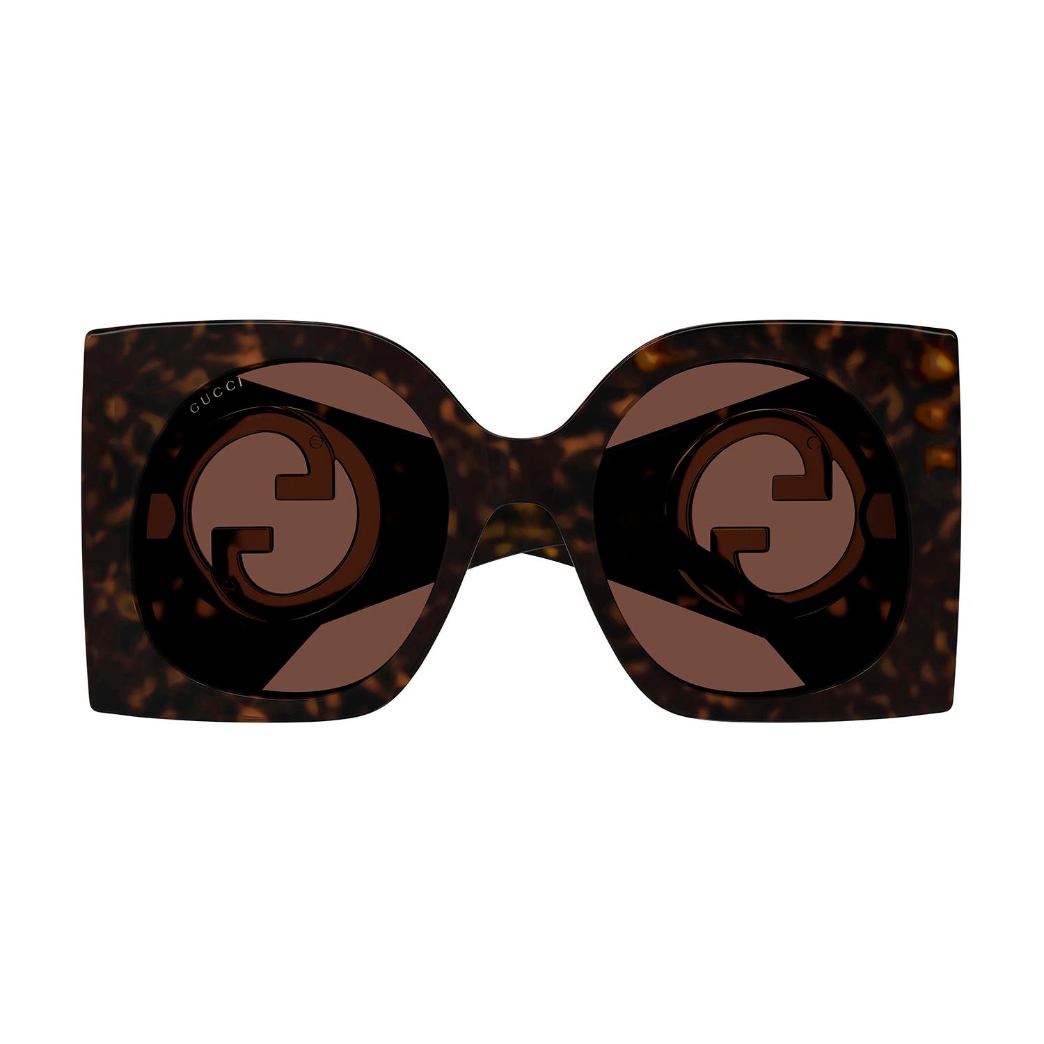 GG1254S Havana recycled acetate Sunglasses - Shiny Dark Havana
